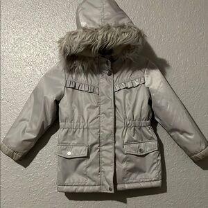 Justify Gray Puffer Jacket with Plush Lining
